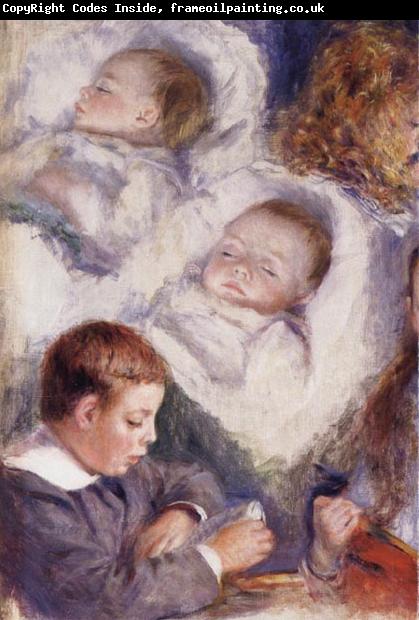 Pierre Renoir Studies of the Berard Children